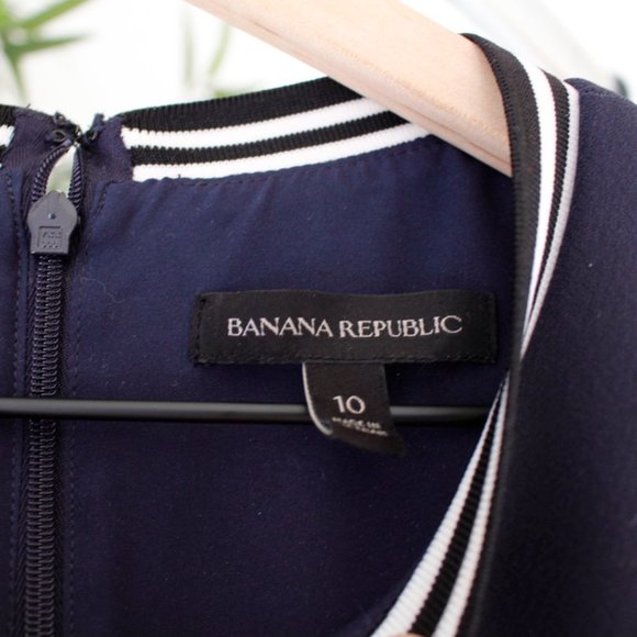 Banana Republic 10 Petite Navy Retro Jumpsuit - Picture 2 of 4